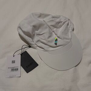 Soar White Running Cap